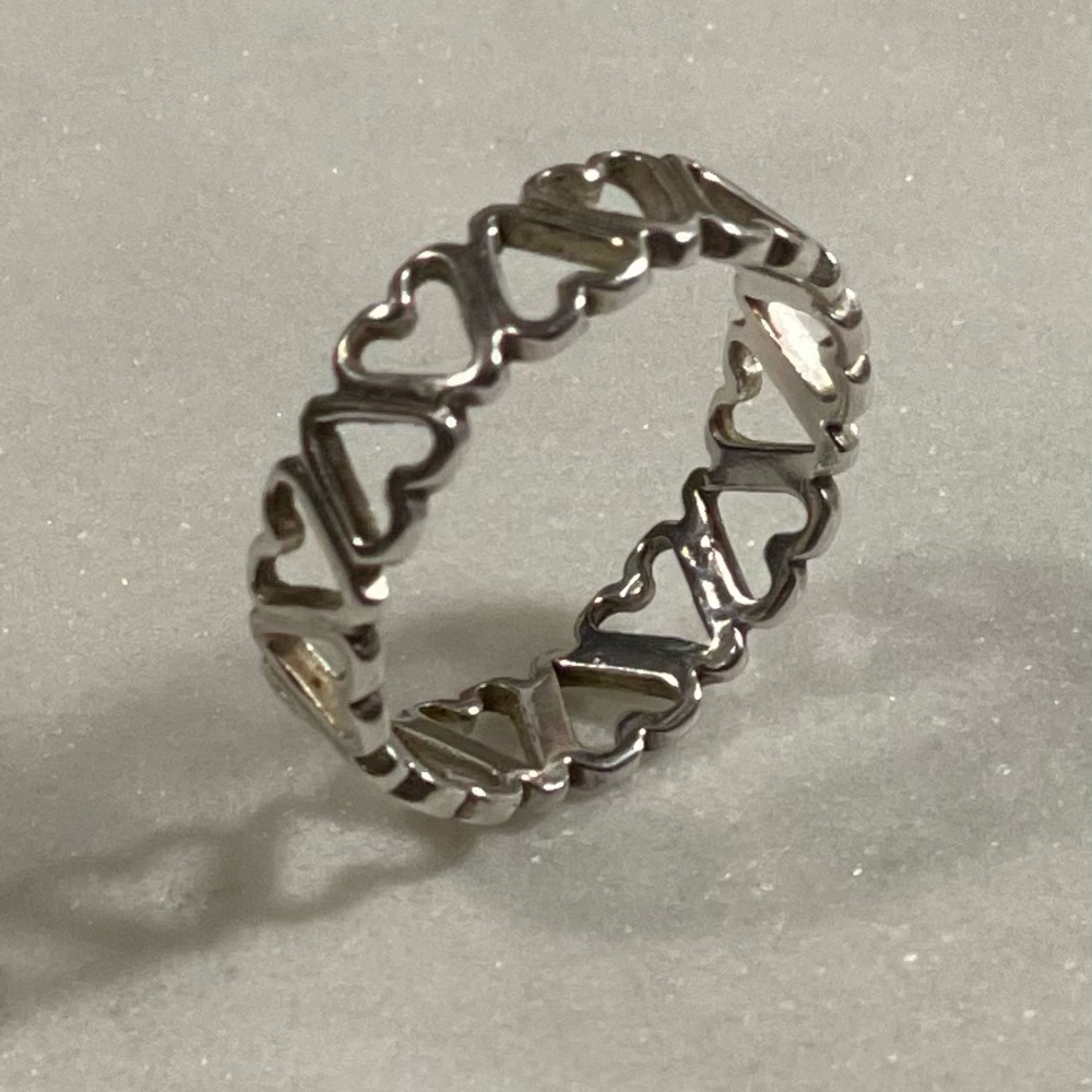 Silver Heart Ring - image 2